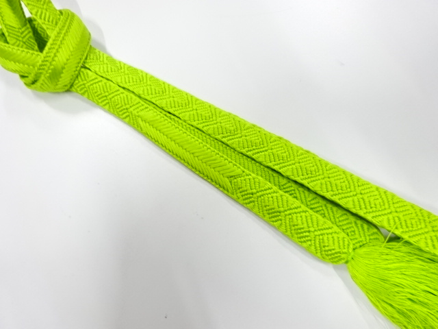 JAPANESE KIMONO / HAND-TIED OBIJIME